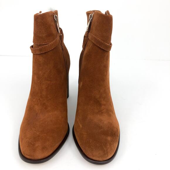 DRAPER JAMES Womens Tegan Ankle Boot Size 8 Cognac Brown Leather NWOB - Picture 5 of 11